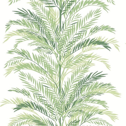 Keana Palm Botanical Paradise Green Peel and Stick Wallpaper