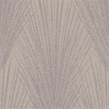 Keina Dark Beige Faded Palm Leaves Wallpaper