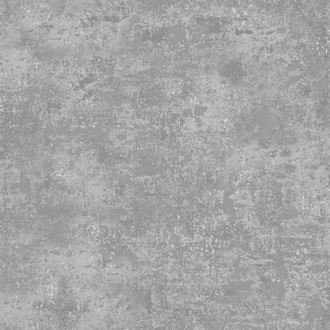 Kelui Charcoal Stucco Metallic Wallpaper