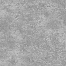 Kelui Charcoal Stucco Metallic Wallpaper