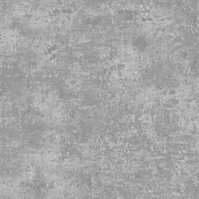 Kelui Charcoal Stucco Metallic Wallpaper