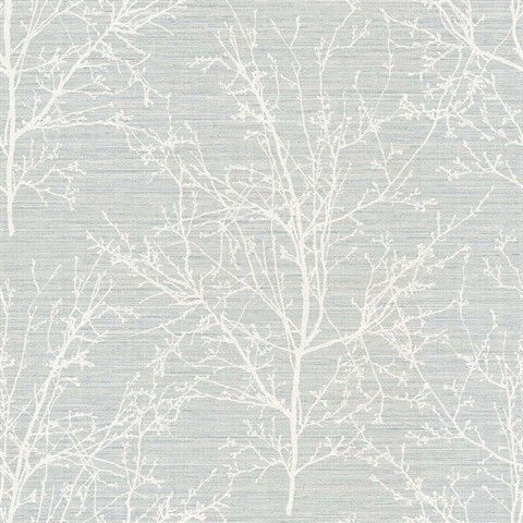 Kenai Bluebell Silhouette Tree Branches Wallpaper