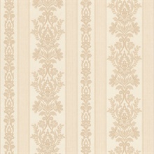 Kensington Pearl Damask Stripe