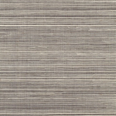 Kenter Black Sisal Natural Grasscloth Wallpaper