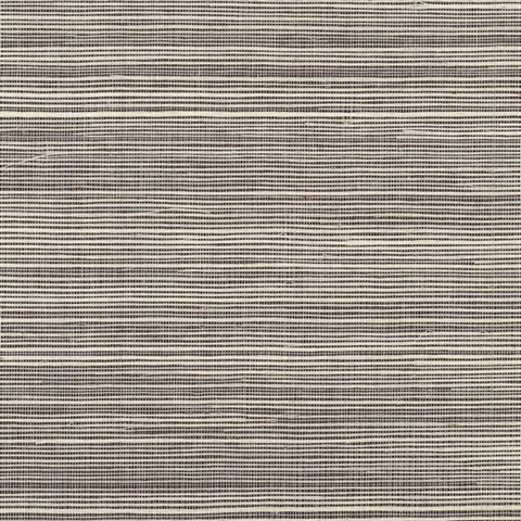 Kenter Black Sisal Natural Grasscloth Wallpaper