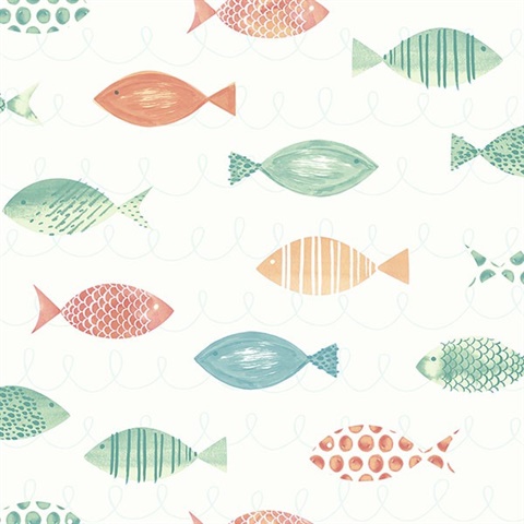 Key West Orange Sea Fish Wallpaper