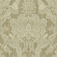 Khaki Damask