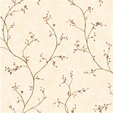 Khaki Justine Khaki Berry Trail Wallpaper