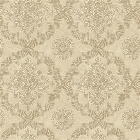 Khaki Plaster Medallions