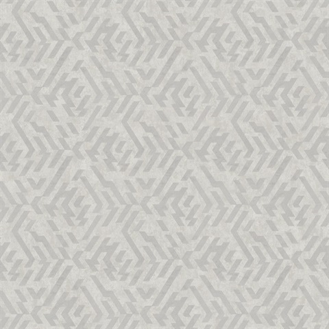 Kila Grey Geometric Wallpaper