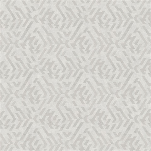 Kila Platinum Geometric Wallpaper