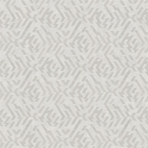 Kila Platinum Geometric Wallpaper
