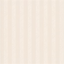 Kingsbury White Satin Stripe