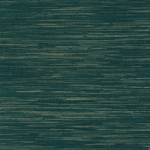 Kira Teal Hemp Grasscloth Wallpaper