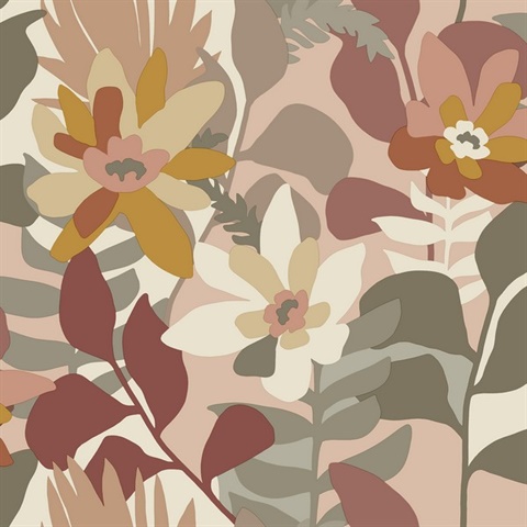 Koko Rose Floral Wallpaper