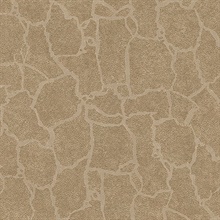 Kordofan Gold Faux Giraffe Animal Skin Wallpaper