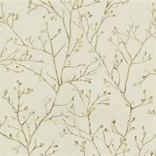 Koura Gold Budding Tree Branches Wallpaper