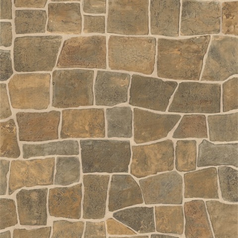 Kyle Neutral Textured Slate Path Wallpaper