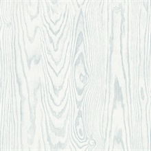 Kyoto Faux Woodgrain Texture Blue Wallpaper