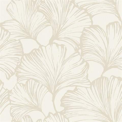 Kyoto Pearl Ginkgo Leaf Wallpaper