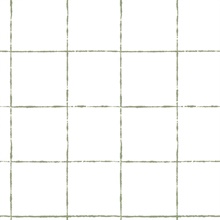 La Vitre Plaid Leaf Wallpaper