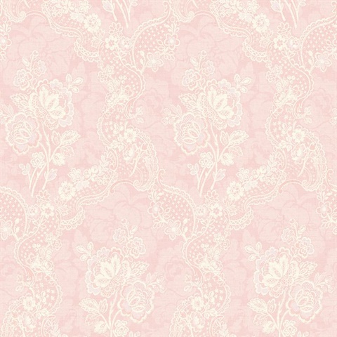 RV21101 | Lace Floral | Wallpaper Boulevard