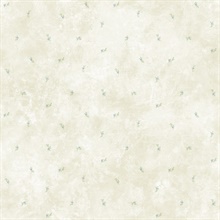 Lafayette Blue Floral Toss Wallpaper