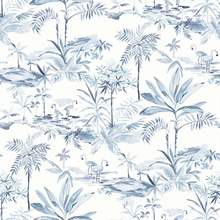 Lagoon Blue Scenic Island Wallpaper