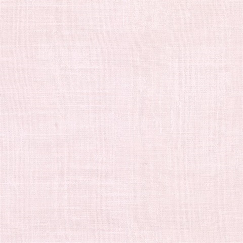 Langston Light Pink Linen Texture Wallpaper