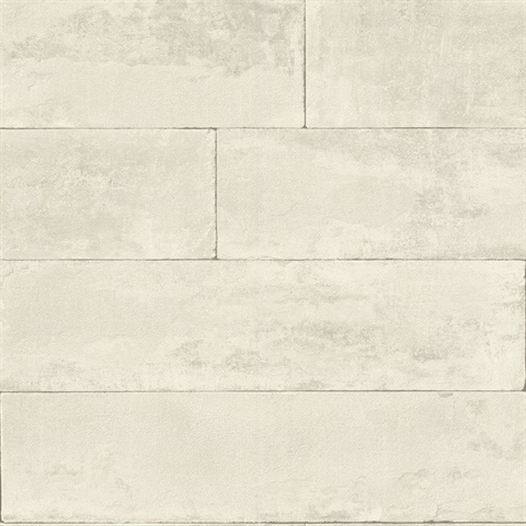 Lanier Dove Stone Plank Textured Wallpaper
