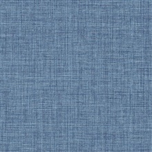 Lanister Blue Textured Medium Scale Crosshatch Wallpaper