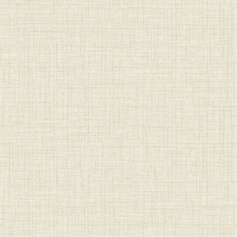 Lanister Cream Textured Medium Scale Crosshatch Wallpaper