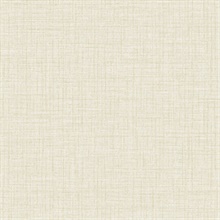 Lanister Cream Textured Medium Scale Crosshatch Wallpaper