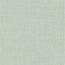 Lanister Green Textured Linen Wallpaper