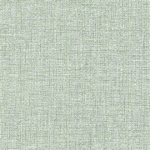 Lanister Green Textured Medium Scale Crosshatch Wallpaper