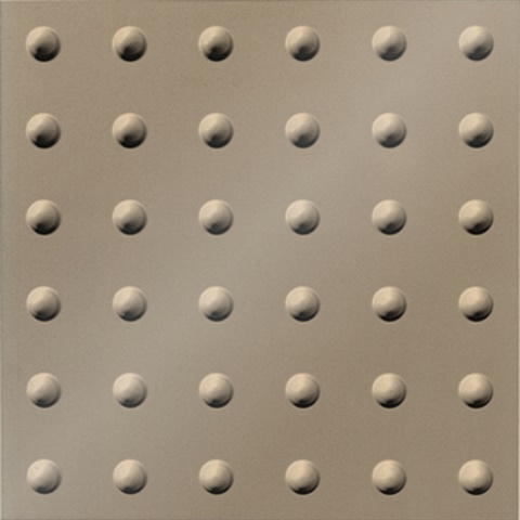 Large Rivet Ceiling Panels Almond