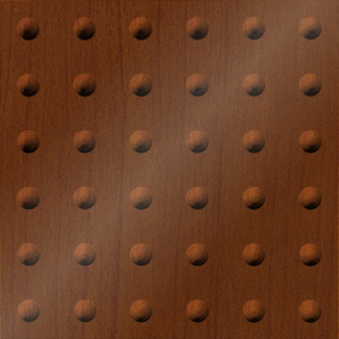 Large Rivet Ceiling Panels Pearwood