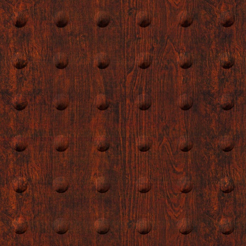 Large Rivet Ceiling Panels Walnut