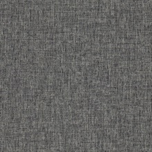 Larimore Charcoal Faux Fabric Wallpaper