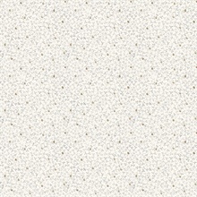 Lark White Botanical Wallpaper