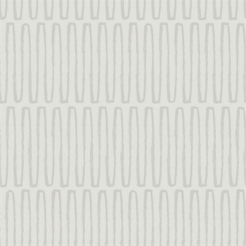 Lars Light Grey Retro Distressed Wave  Wallpaper