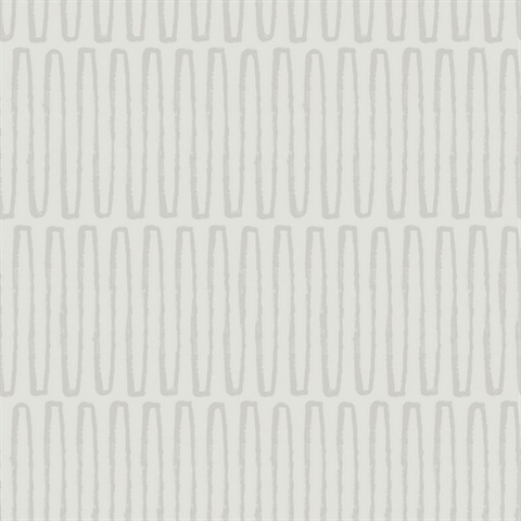 Lars Light Grey Retro Distressed Wave  Wallpaper