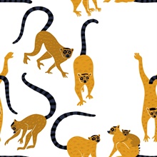 Laughing Lemurs Wallpaper