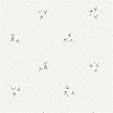 Laurel Spots Grey Wallpaper