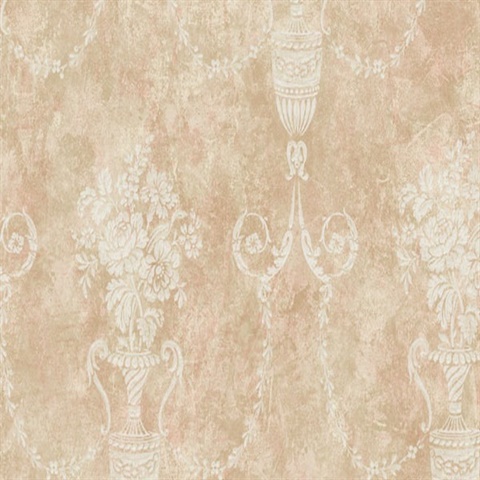 Lavarone Urn Floral Damask