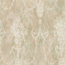 Lavarone Urn Floral Damask