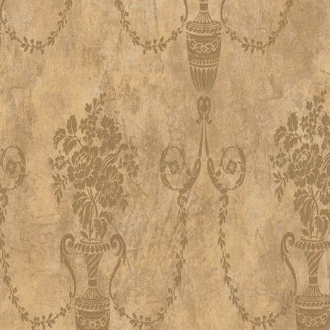 Lavarone Urn Floral Damask