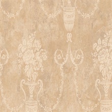 Lavarone Urn Floral Damask