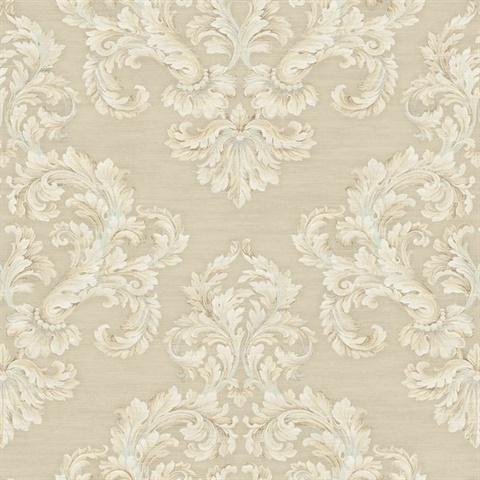 Leaf Damask