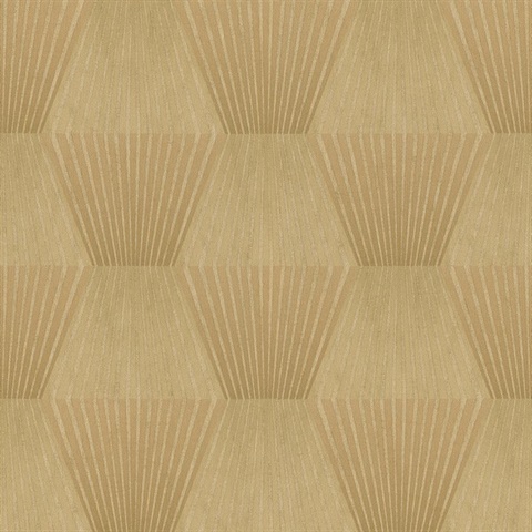 Lehnmann Gold Geometric Wallpaper